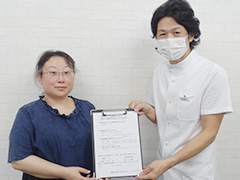 患者さんの喜びの声